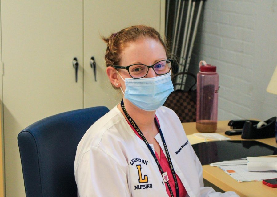 Nurses provide accommodating help for LHS Students. Photo by Sujin Lee