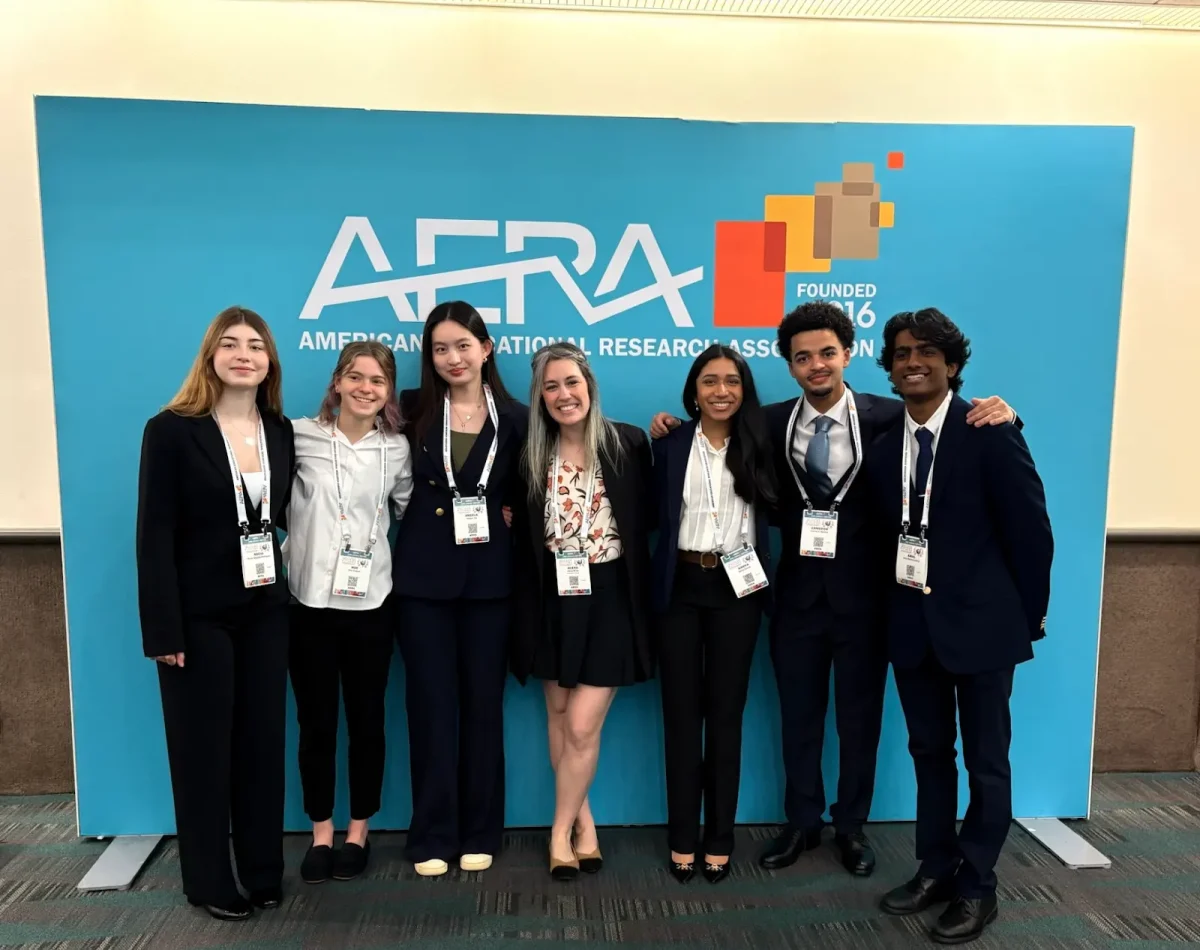 Lexington Student Research and Publication Collaborative Attends AERA Conference